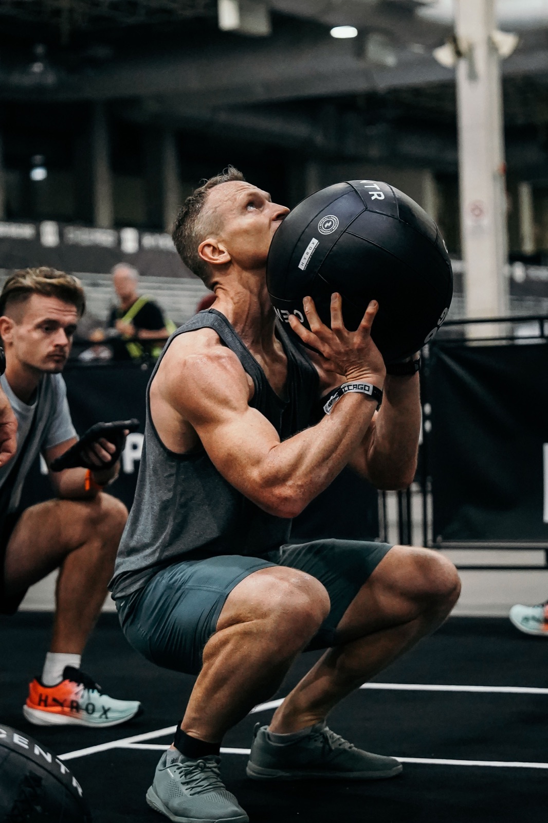 Vlad Lia competing at the HYROX World Championships